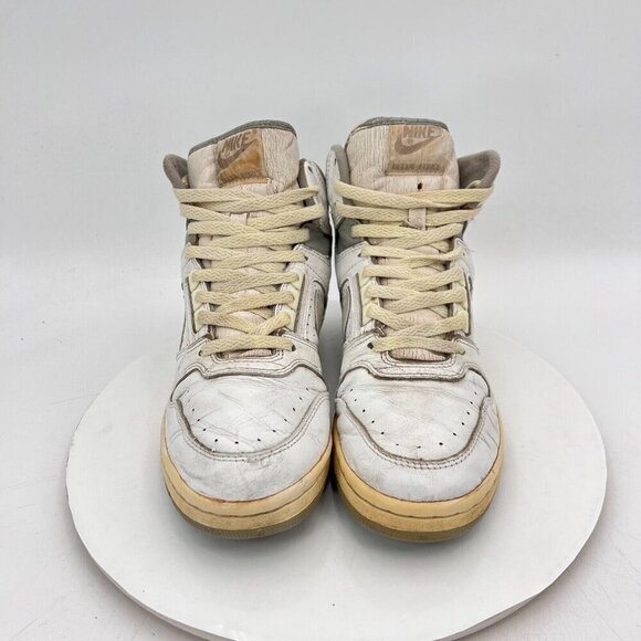 Vintage Nike Air Delta Force AC Men Size 8 White Grey Sneaker Made In Korea - Picture 2 of 14